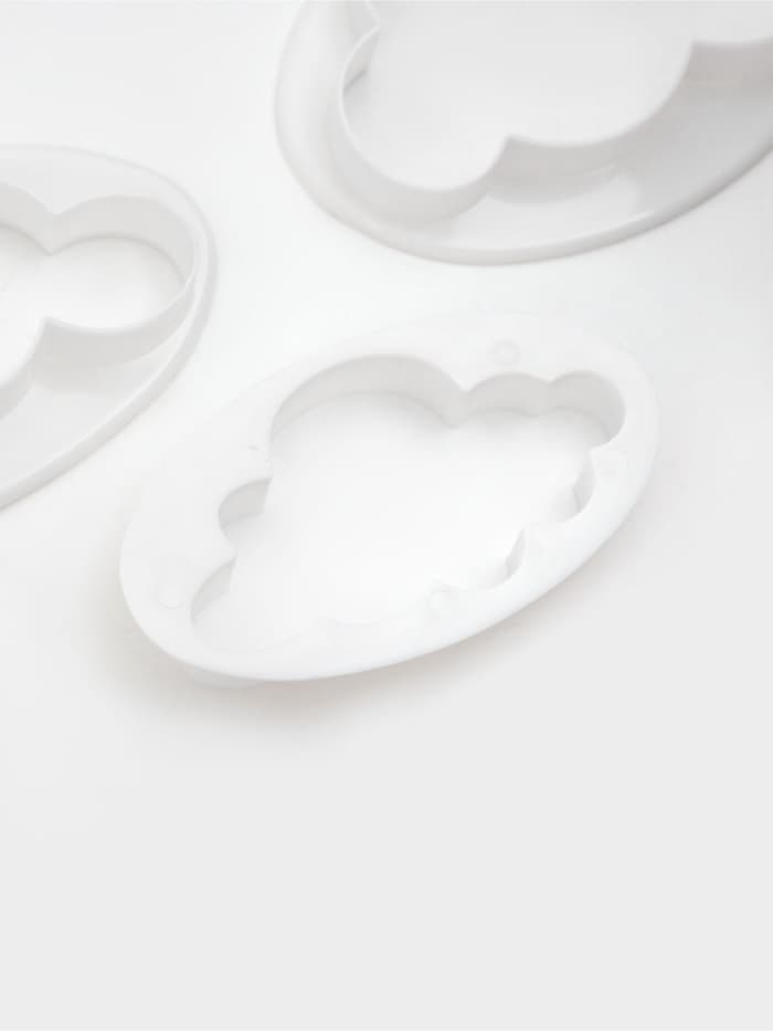 Формы для вырезания теста и мастики Доляна, набор 5 шт., 7.8×4.6×1 см, пластик, белые