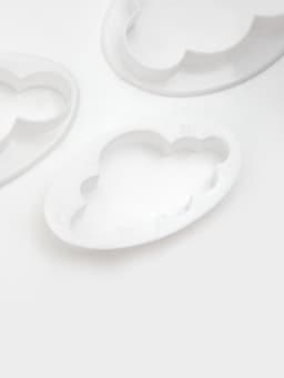 Формы для вырезания теста и мастики Доляна, набор 5 шт., 7.8×4.6×1 см, пластик, белые