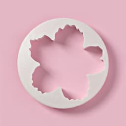 Формы для вырезания теста и мастики Доляна «Пионы», набор 4 шт.: d=8.5/10 /11.5/14.5 см, пластик, белые