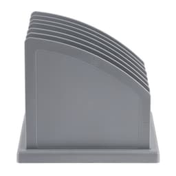 Лоток-сортер для журналов и бумаг сборный, 6 отделений, серый