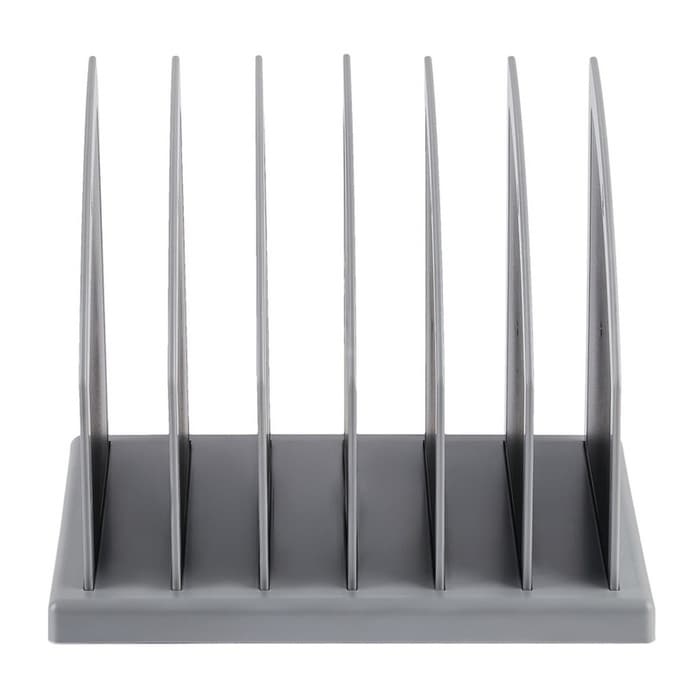 Лоток-сортер для журналов и бумаг сборный, 6 отделений, серый