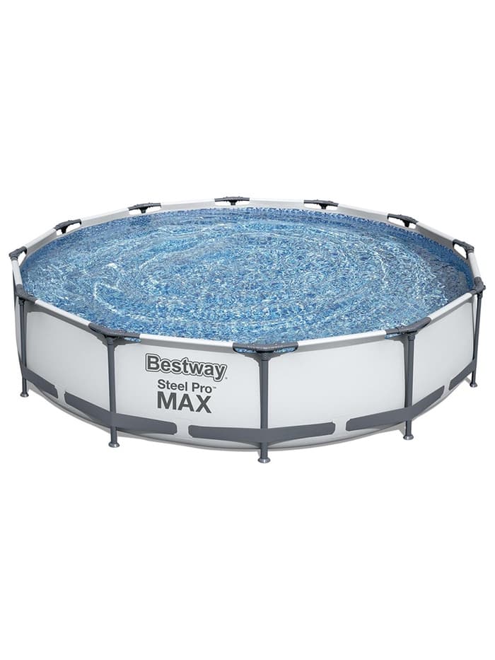 Бассейн каркасный Steel Pro MAX, 366×76 см, фильтр-насос, круглый, 56416 Bestway