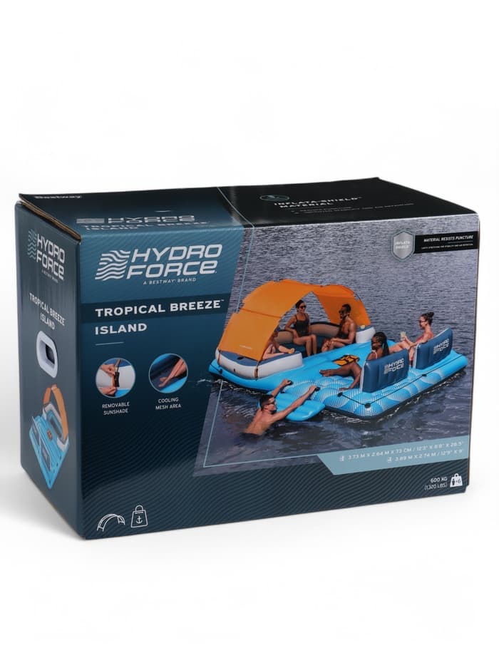 Беседка-плот для плавания, 389×274 см, для 6 человек, 43105 Bestway