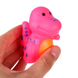 Резиновые игрушки для ванны Крошка Я «Динопарк», с пищалкой, в наборе 6 шт., МИКС