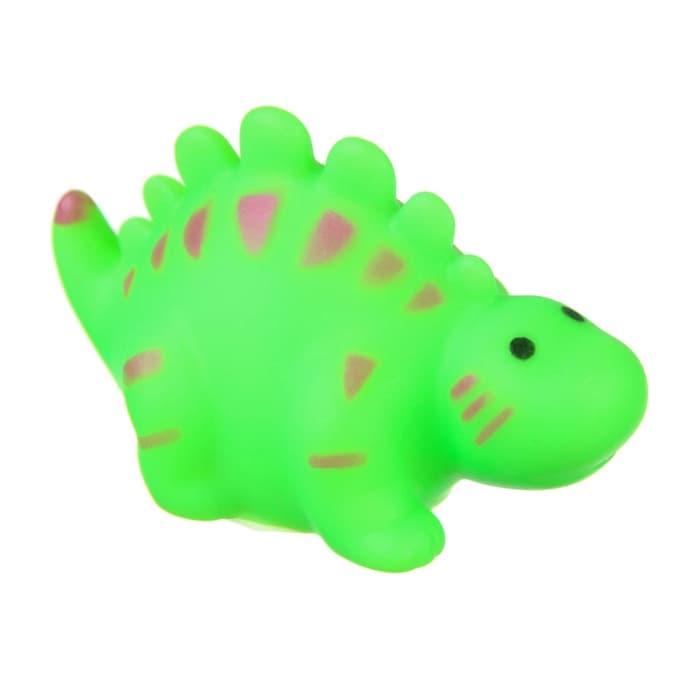 Резиновые игрушки для ванны Крошка Я «Динопарк», с пищалкой, в наборе 6 шт., МИКС