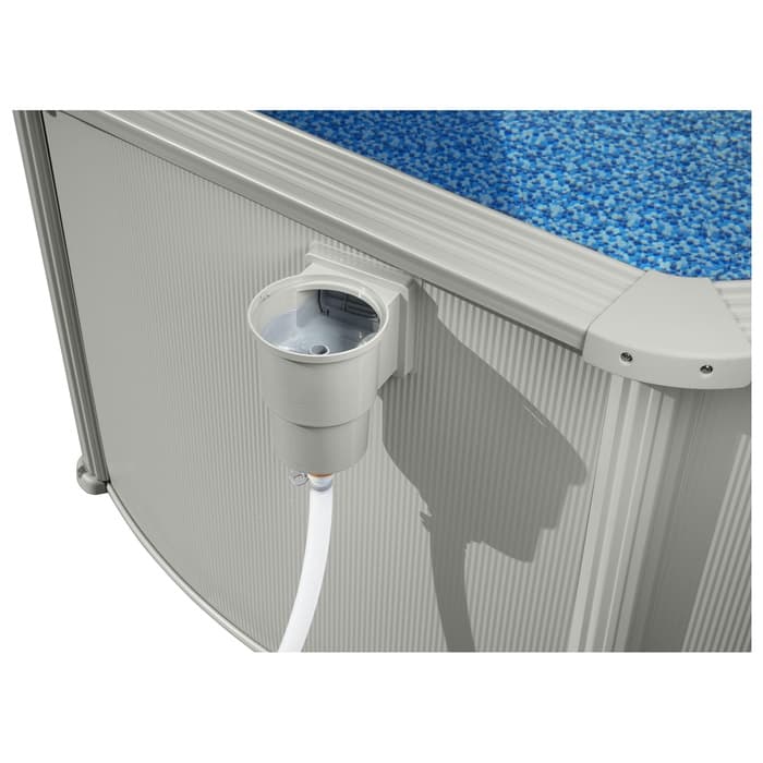 Бассейн стальной Hydrium 457×122 см (песчаный фильтр-насос, лестница, подстилка, тент) 56384