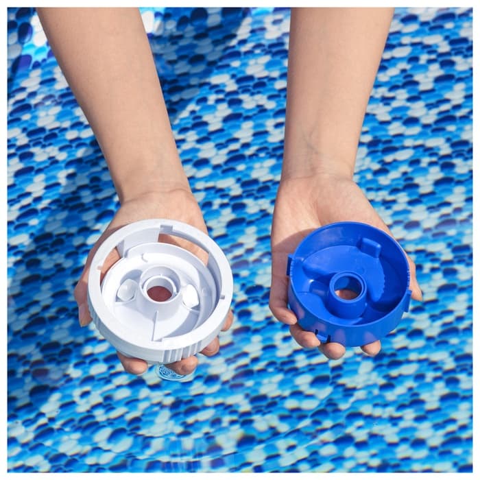 Бассейн стальной Hydrium 457×122 см (песчаный фильтр-насос, лестница, подстилка, тент) 56384