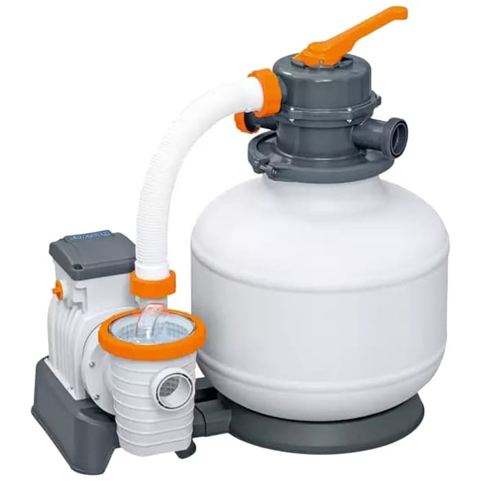 Бассейн стальной Hydrium 457×122 см (песчаный фильтр-насос, лестница, подстилка, тент) 56384