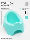 Горшок детский, голубой