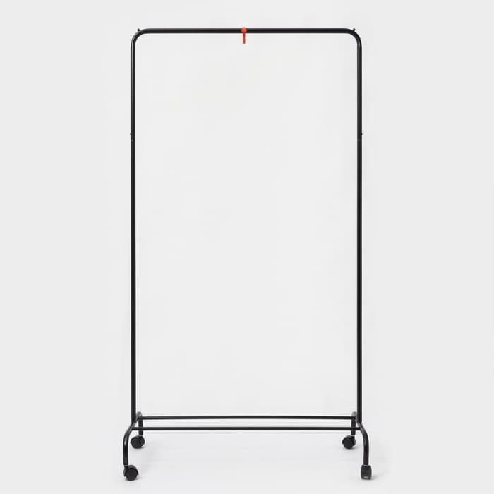 Вешалка - стойка для одежды «Радуга», 89.2×39×152 см, чёрная