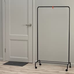 Вешалка - стойка для одежды «Радуга», 89.2×39×152 см, чёрная