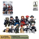 Конструктор фигурки Sluban «Полиция и грабители», 1 шт., МИКС