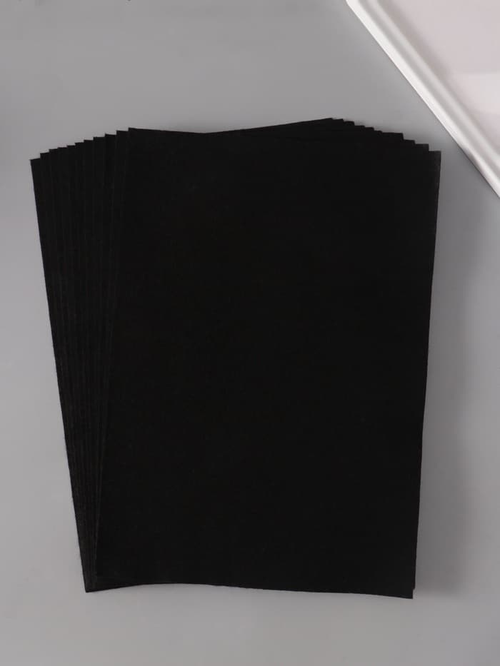 Фетр мягкий «Черный», 1 мм, (набор 10 листов), формат А4