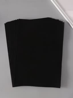 Фетр мягкий «Черный», 1 мм, (набор 10 листов), формат А4