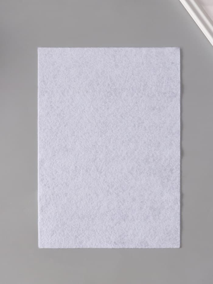 Фетр мягкий «Белый», 1 мм, (набор 10 листов), формат А4