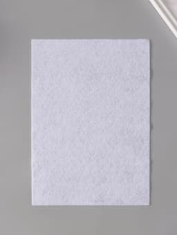 Фетр мягкий «Белый», 1 мм, (набор 10 листов), формат А4