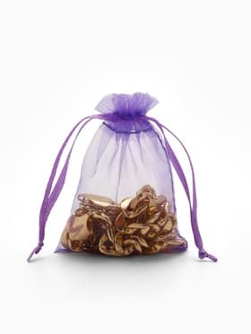 Мешочек подарочный, 7×9 см, фиолетовый