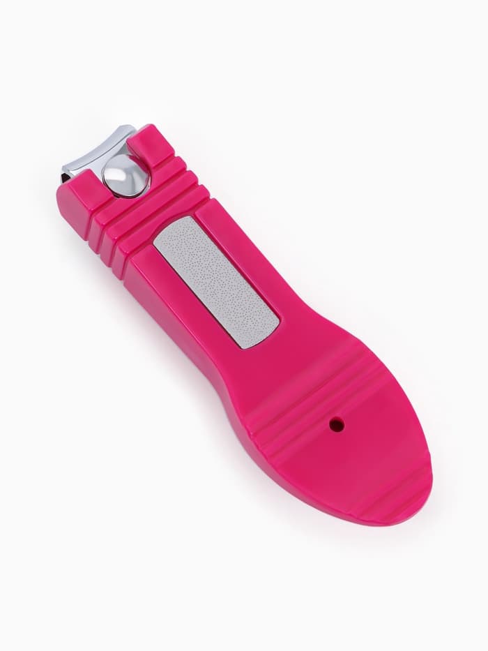 Кусачки книпсер педикюрные, с пилкой, 7 см, МИКС