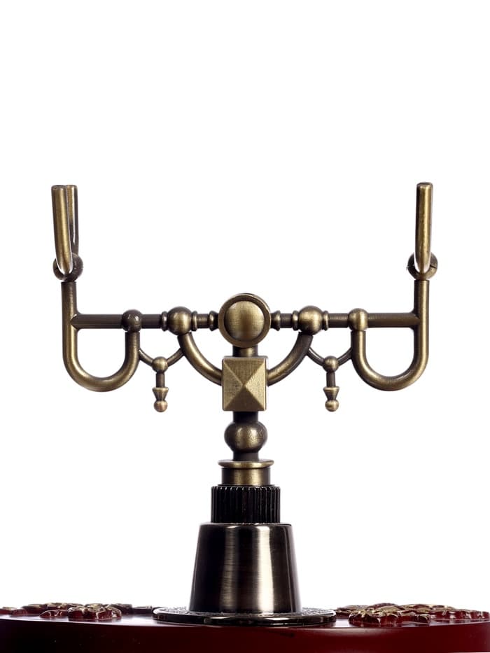 Ретро-телефон «Бабочка», громкая связь, 23×26 см, коричневый