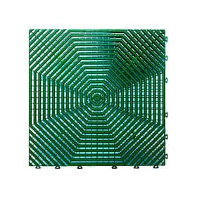 Плитка HELEX, 40×40×1.8 см, набор 6 шт., зелёная