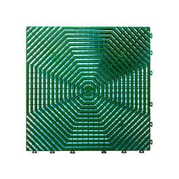 Плитка HELEX, 40×40×1.8 см, набор 6 шт., зелёная