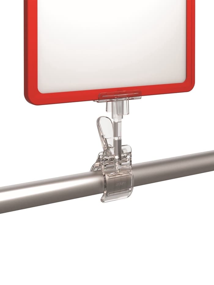 Держатель пластиковой рамки универсальный, 5.5×5×12 см, прозрачный