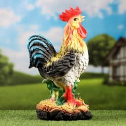 Садовая фигура из гипса «Петух», 46×26.5×23.5 см