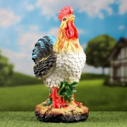 Садовая фигура из гипса «Петух», 46×26.5×23.5 см