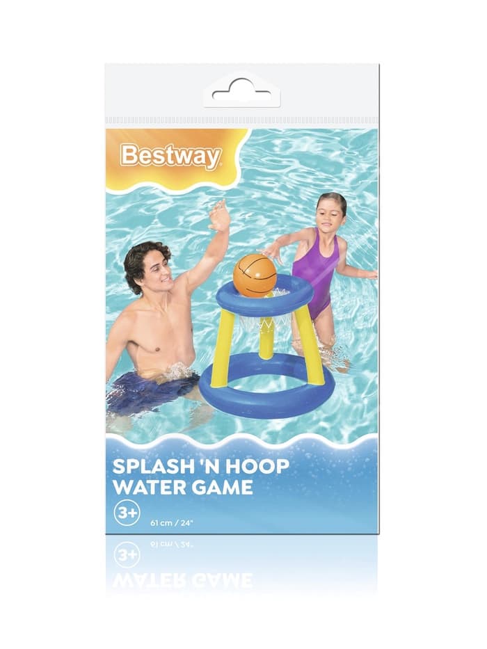 Набор для игр на воде «Баскетбол», d=61 см, корзина, мяч, от 3 лет, 52418 Bestway