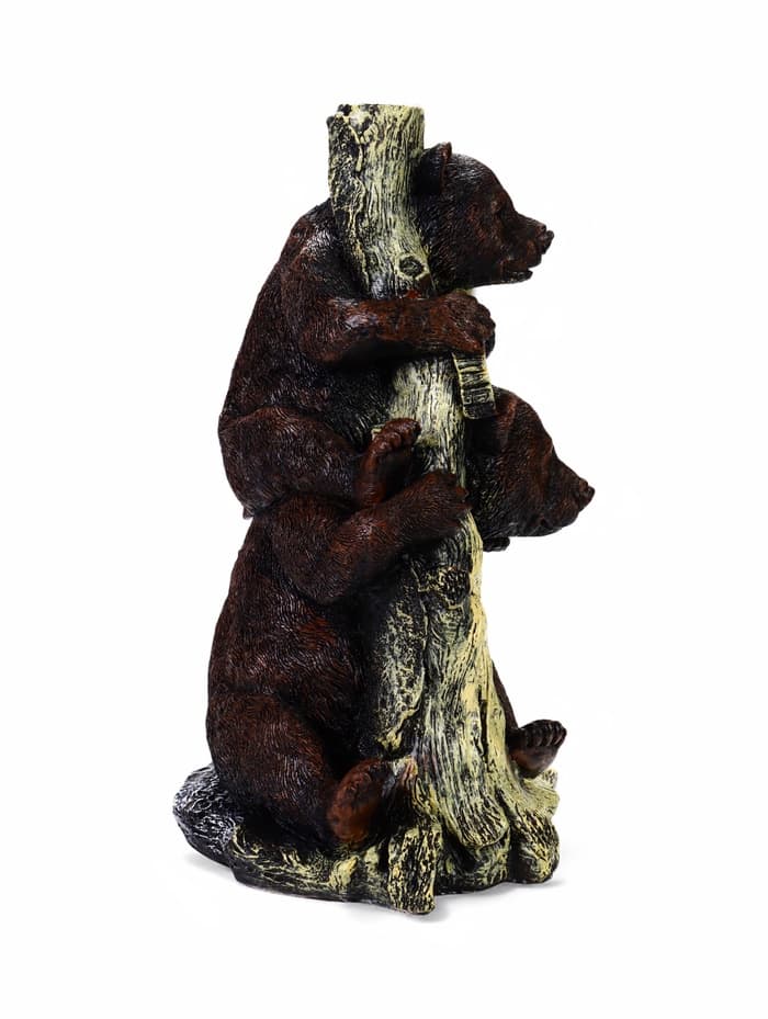 Садовая фигура из полистоуна «Медведь с табличкой», 30×32×53 см