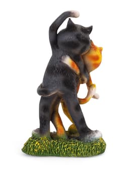 Садовая фигура из полистоуна «Кошки», 18×12×32 см