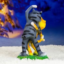 Садовая фигура из полистоуна «Кошки», 18×12×32 см