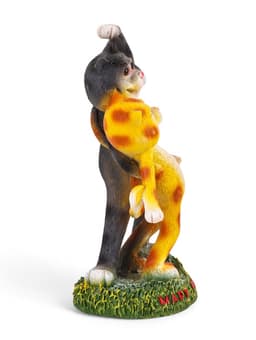 Садовая фигура из полистоуна «Кошки», 18×12×32 см