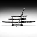 Макет оружия «Сувенирные катаны на подставке 3в1. Чёрный дракон», подарочный набор, ножны дерево, 51 см; 71 см; 100 см