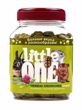 Лакомство Little One «Травяные подушечки» для грызунов, 100 г