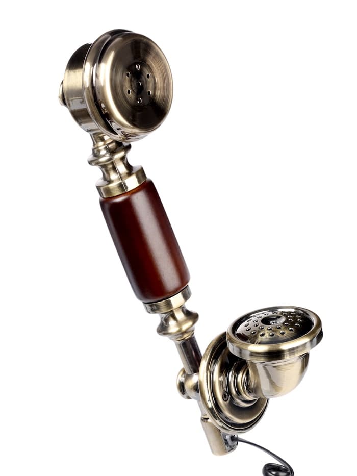 Ретро-телефон «Капля с узором», 19×26×22 см