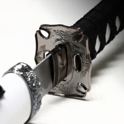 Макет оружия «Сувенирная катана. Озэму», 102 см, клинок 39 см, белые ножны