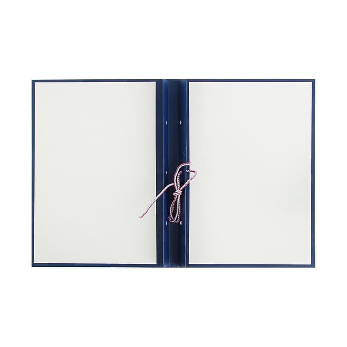 Папка «Дипломная работа» А4, бумвинил, гребешки/сутаж, (без бумаги) синяя 10ДР01