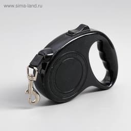 Рулетка, 5 м, до 15 кг, эргономичная, чёрная