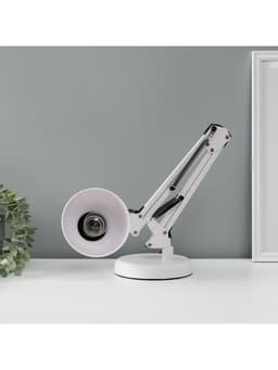 Лампа настольная 810 «Деко, белая» E27 40W RISALUX