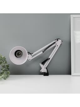Лампа настольная 810 «Деко, белая» E27 40W RISALUX