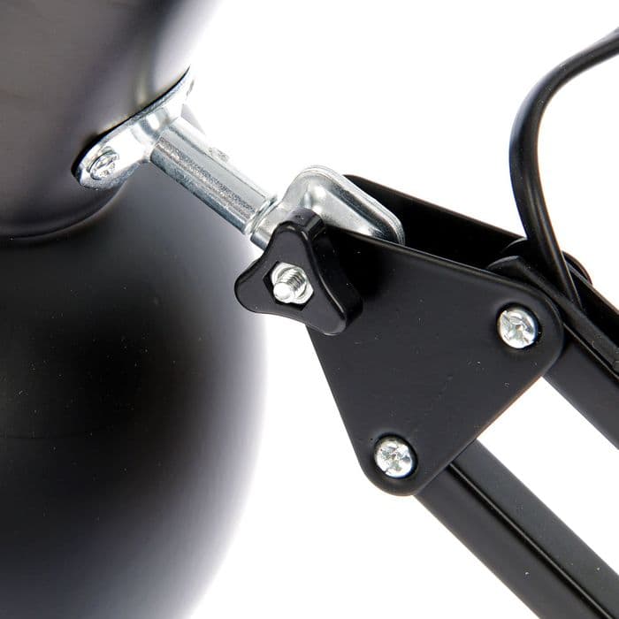 Лампа настольная 810 «Деко, чёрная» E27 40W RISALUX