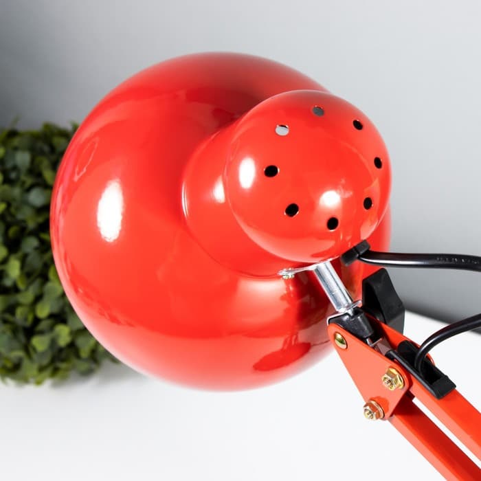 Лампа настольная 810 «Деко, красная» E27 40W RISALUX