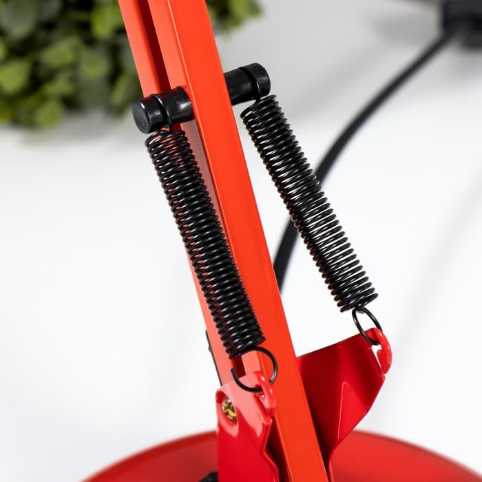 Лампа настольная 810 «Деко, красная» E27 40W RISALUX