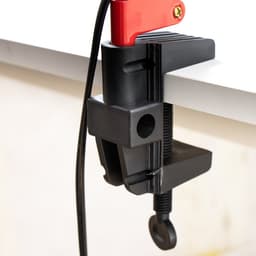 Лампа настольная 810 «Деко, красная» E27 40W RISALUX