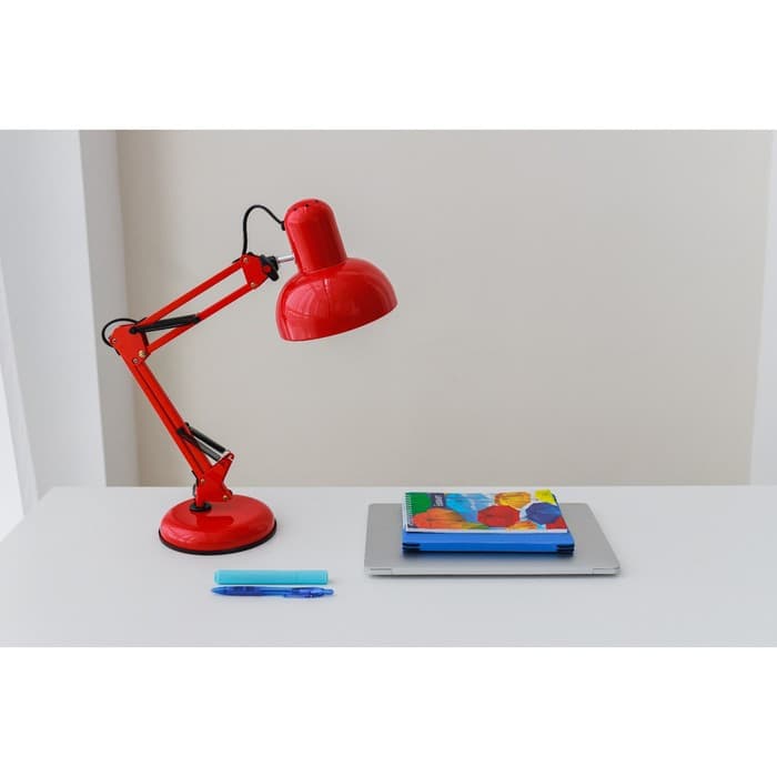 Лампа настольная 810 «Деко, красная» E27 40W RISALUX