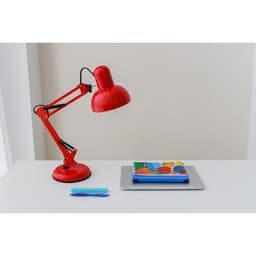 Лампа настольная 810 «Деко, красная» E27 40W RISALUX