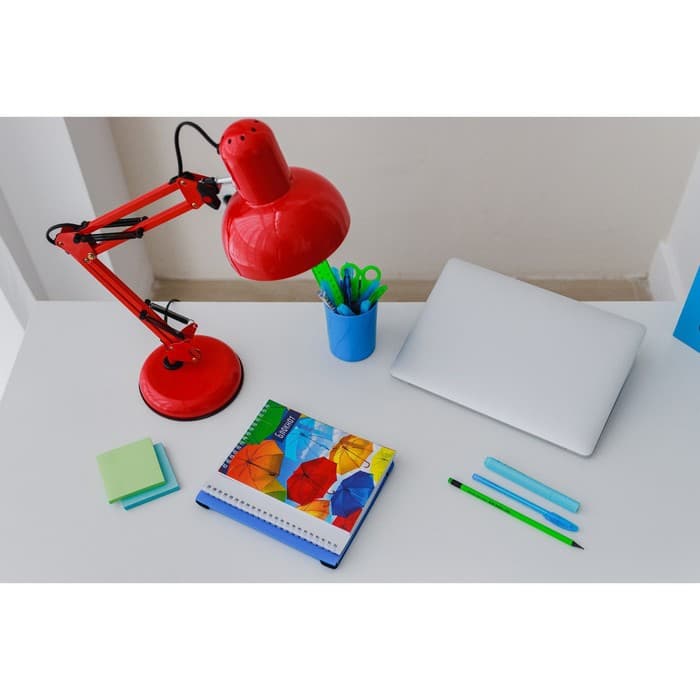 Лампа настольная 810 «Деко, красная» E27 40W RISALUX