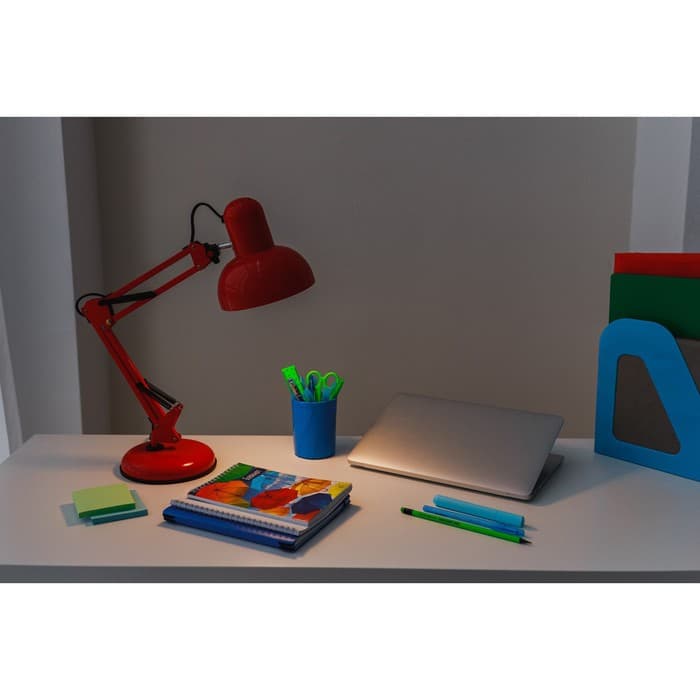 Лампа настольная 810 «Деко, красная» E27 40W RISALUX