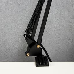 Лампа на зажиме 101 «Сорес, чёрная» E27 40W RISALUX